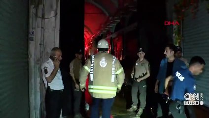 Kapalıçarşı'da korkutan yangın