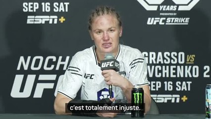 UFC Noche - Shevchenko : "10-8 à Grasso au cinquième round, c'est totalement injuste"