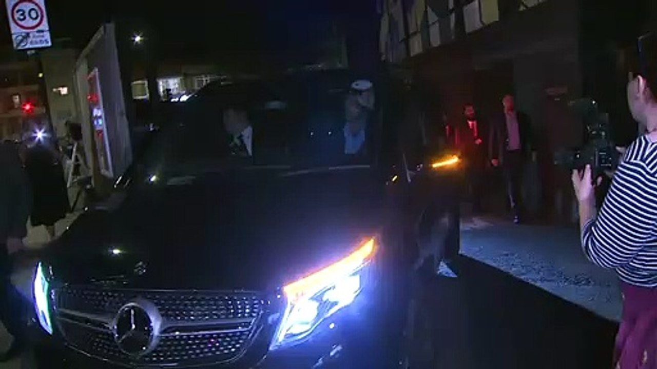 Russell Brand makes swift exit from theatre after gig