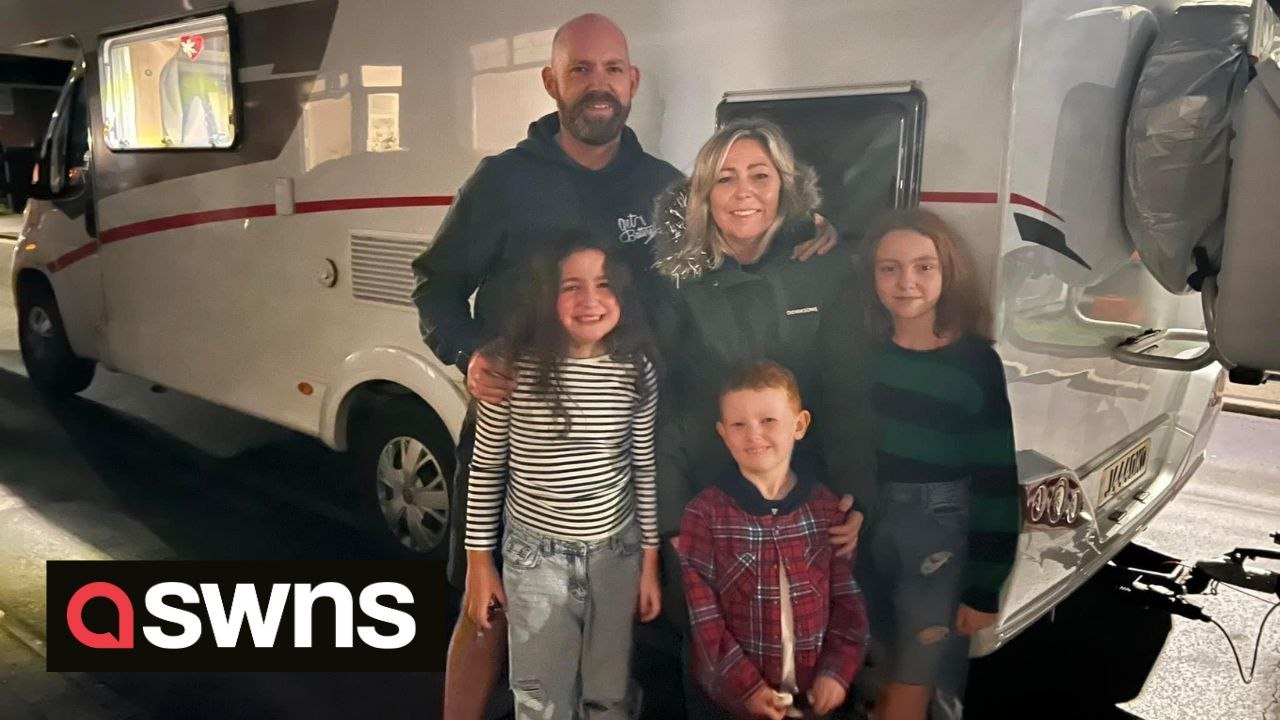 Family sells home leaving life behind to embark on European road trip