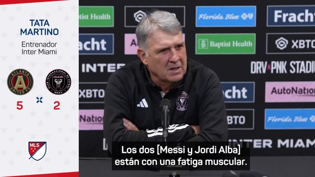 Martino, sobre las ausencias de Messi y Jordi Alba: Corríamos riesgos si venían a jugar