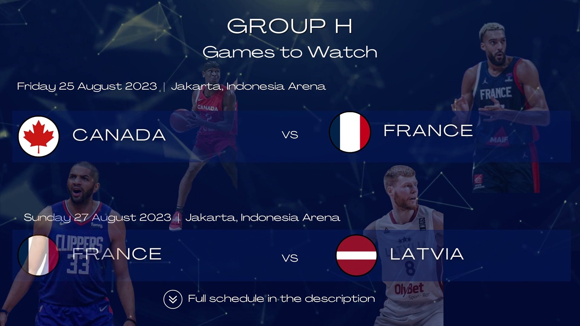 Groups G and H FIBA World Cup Overview (GamesandVenues)