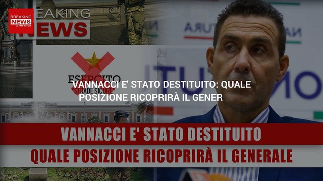 Roberto Vannacci E' Stato Destituito: Quale Posizione Ricoprirà Ora Il Generale?