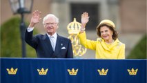 GALA VIDEO - PHOTO - Jubilé du roi de Suède : Carl XVI Gustaf et Silvia en calèche dans les rues de Stockholm