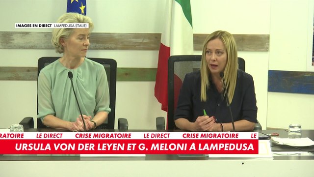 Giorgia Meloni : «Ce phénomène va créer de gros problèmes aux frontières italiennes mais aussi dans tous les pays»