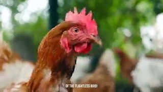 Rooster Shows The Eagle Who’s The Boss