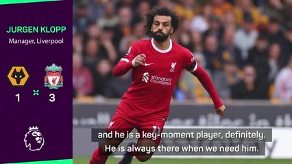 'Unbelievable' Salah a key-moment player - Klopp