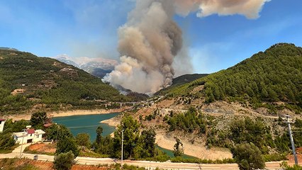 Antalya'da orman yangını