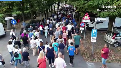 La processione del Cristo parlante a Brescello