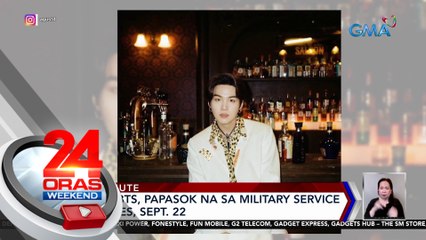 Suga ng BTS, papasok na sa military service sa Biyernes, Sept. 22 | 24 Oras Weekend