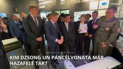 Már Phenjan felé tart Kim Dzsong Un páncélvonata