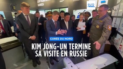 Des drones explosifs, cadeaux de départ de la Russie pour le Nord-coréen Kim Jong Un