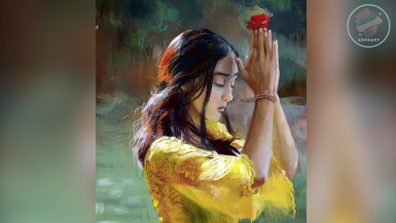 Face Sketch Timelapse in Digital Painting