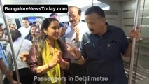 Passengers in Delhi metro extend their wishes to Prime Minister Narendra Modi HD 1080p_MEDIUM_FR30