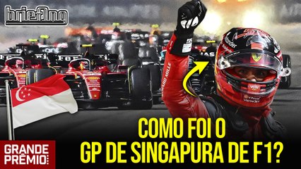 F1 2023 em Singapura: Sainz BRILHA e quebra temporada PERFEITA da RED BULL | Briefing