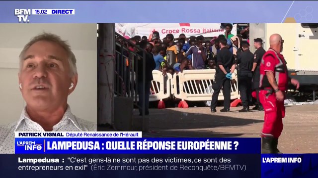 Lampedusa: Que nous le voulions ou pas, nous sommes obligés de prendre en compte cette immigration , affirme Patrick Vignal (Renaissance)