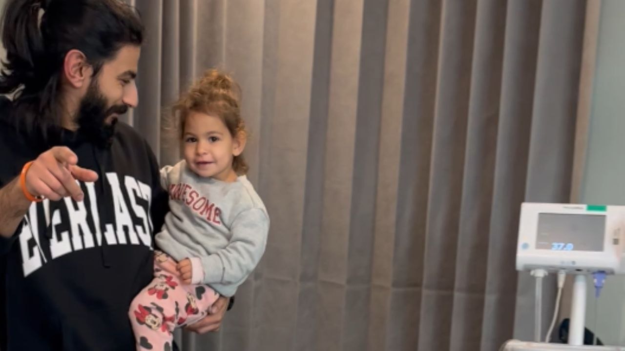 'She was Shy at First!' - Parents surprise first child with her newborn baby brother