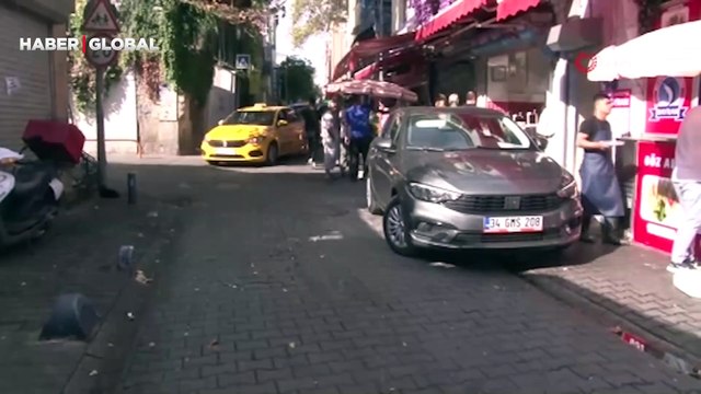 Bakırköy'de kadına şiddetin görüntüleri! Eski nişanlısını pompalı tüfekle darp anları kamerada