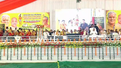 छत्तीसगढ़ी ब्राम्हण बहुउद्देश्य परिसर का किया शिलान्यास