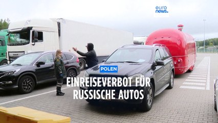 Polen verbietet Einreise russischer Autos