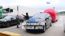 Polen verbietet Einreise russischer Autos
