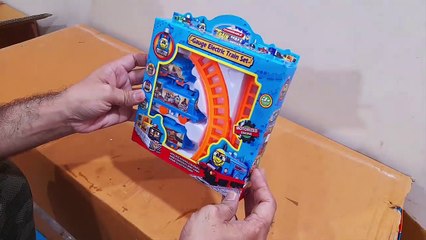 Unboxing and Review of Express Train Set with Fun, Interactive, Ready to Play Holiday Model Battery Operated Engine
