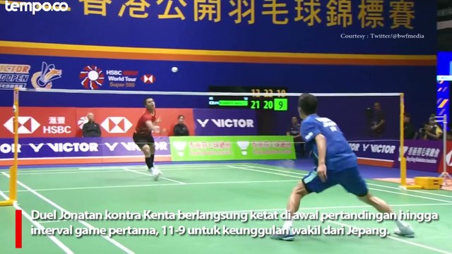 Menang Dramatis, Jonatan Christie Meraih Gelar Juara Hong Kong Open 2023