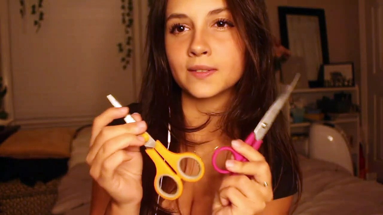 ASMR Hair Clinic and Hair Cut (soft spoken and whispering with slightly layered sounds)