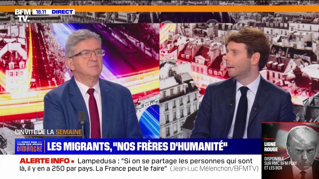 Accueil des demandeurs d'asile: La plupart des pays d'Europe ont besoin d'immigration juste pour survivre , affirme Jean-Luc Mélenchon