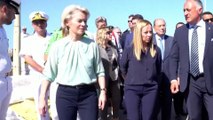 Crise migratoire : Ursula von der Leyen et Giorgia Meloni à Lampedusa