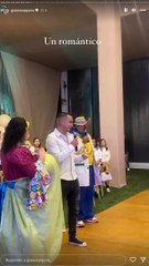 Jesús Barco y sus palabras para Melissa Klug.