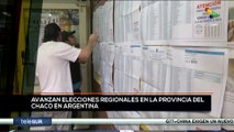 teleSUR Noticias 11:30 17-09: Avanzan elecciones regionales en la provincia del Chaco en Argentina