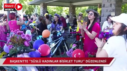 "Süslü Kadınlar Bisiklet Turu" düzenlendi