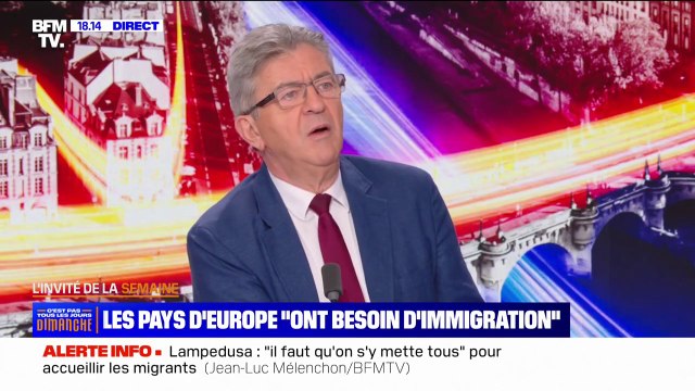Immigration choisie: C'est une opération de pillage de la matière grise de ces pays , affirme Jean-Luc Mélenchon