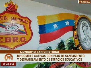 Táchira | Bricomiles desplegadas en el mcpio. San Cristóbal con plan de saneamiento de escuelas