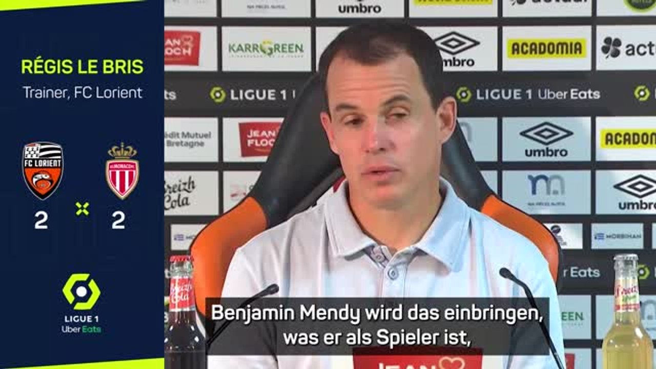 Lorient-Trainer lobt Benjamin Mendy nach Debüt