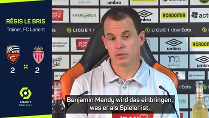 Lorient-Trainer lobt Benjamin Mendy nach Debüt