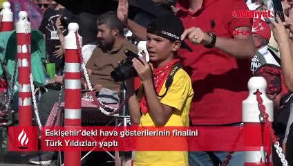 Finali Türk Yıldızları yaptı! Nefes kesen anlar böyle kaydedildi