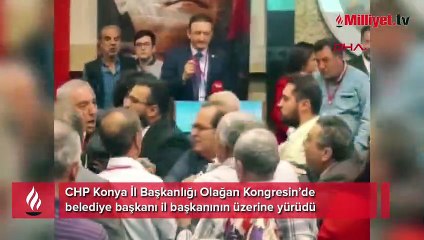 Belediye başkanı, il başkanın üzerine yürüdü