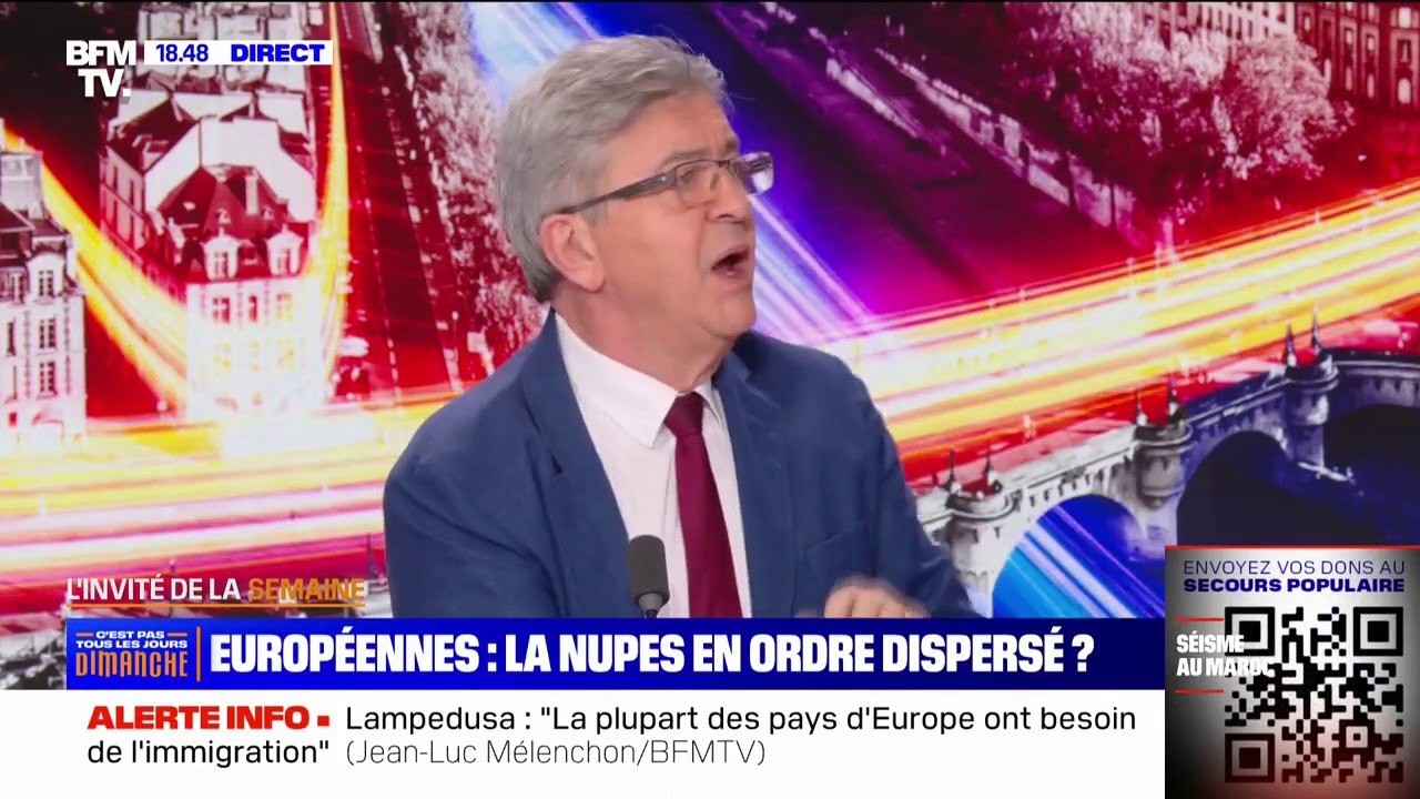 Jean-Luc Mélenchon: "Je ne fais pas la Nupes car j'aime les autres, je ne les aime pas"