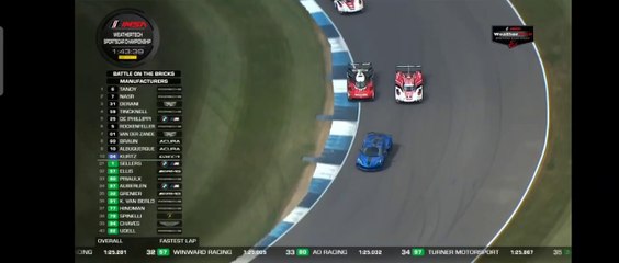 IMSA 2023 Indianapolis GP Race Tandy vs Derani Crazy Moment Under SC