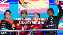 Sainz gewinnt Formel-1-Rennen in Singapur