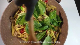 ผัดหน่อไม้ หมูสับ รสชาติจัดจ้าน เมนูบ้านๆ ทำง่ายมากๆ | Exotic Thai Recipe of Stir Fried Bamboo shoot