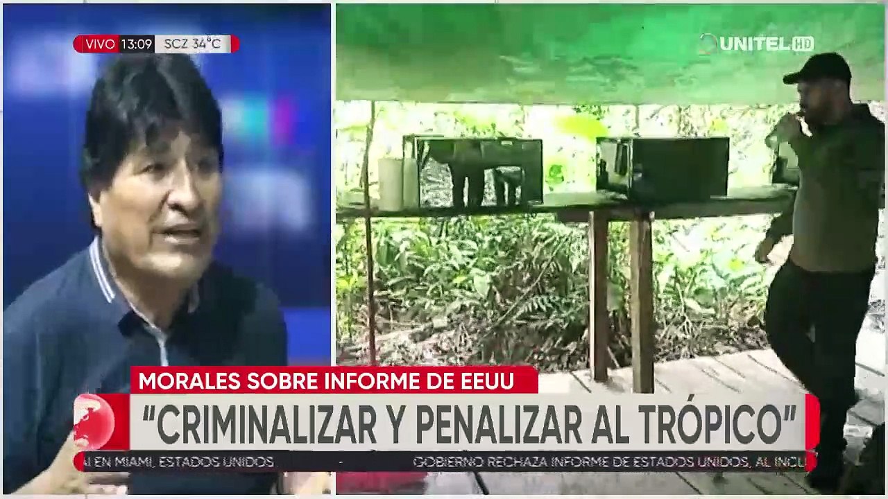 Evo ve coincidencias entre EEUU y el gobierno de Arce para “penalizar al trópico de Cochabamba” con el ‘narco’