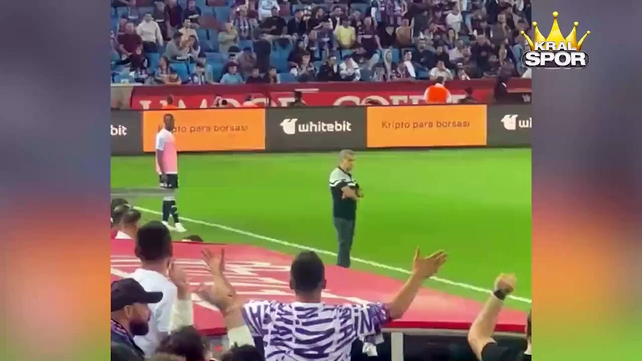 Trabzonspor taraftarından Şenol Güneş'e: Şenol, pabucu yarım, çık dışarıya oynayalım