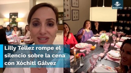 Lilly Téllez respondió a sus críticos por invitar a su casa a Xóchitl Gálvez