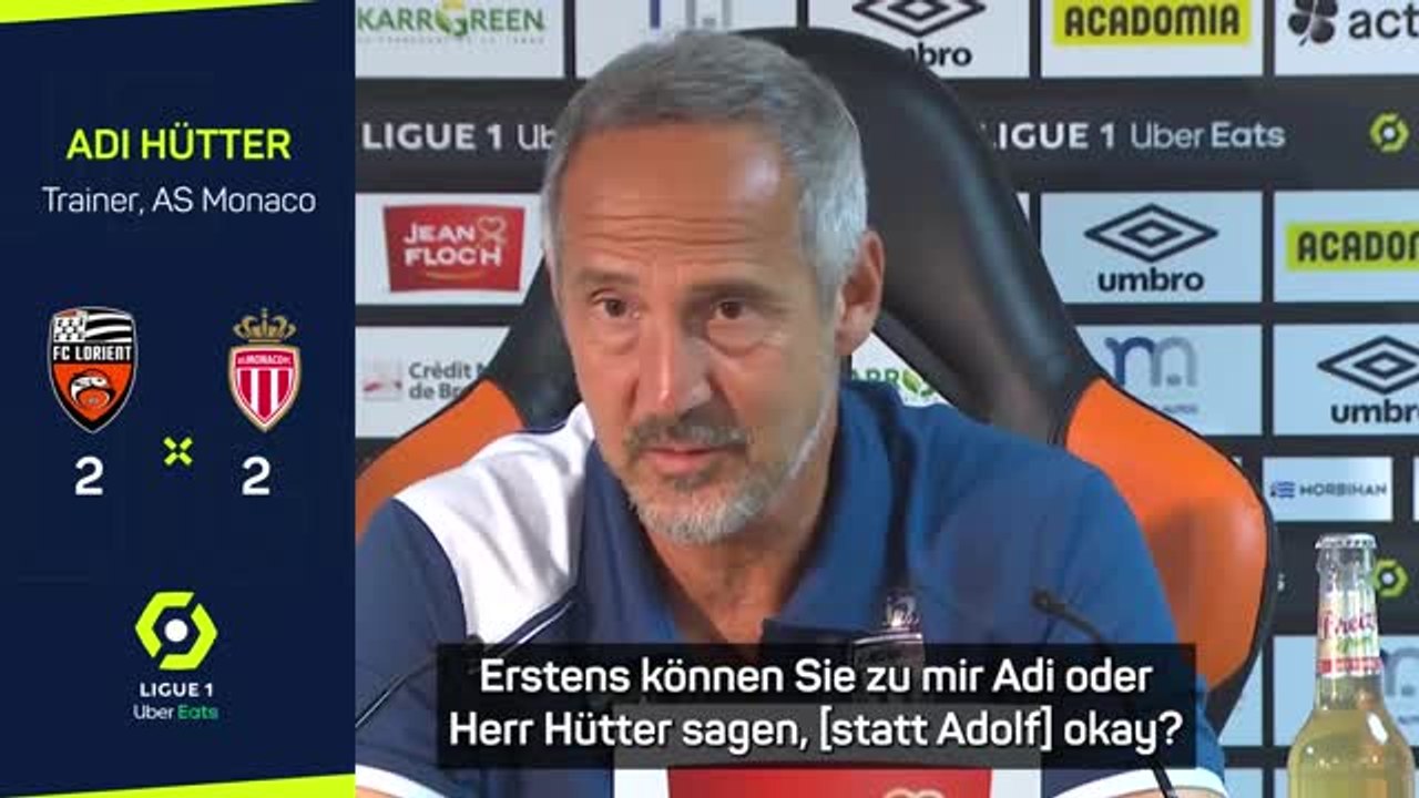Hütter: "Sie können Adi oder Mr. Hütter sagen"