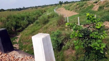Illegal occupation by fencing in the downstream area of ​​Ruparel river
