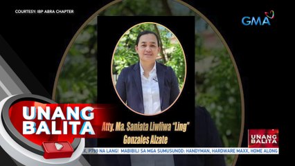 Special investigation task group, binuo ng Abra Police para sa kaso ni Atty. Maria Saniata Alzate | UB