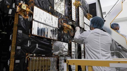 NASA's Psyche Spacecraft's Immense Solar Arrays Installed